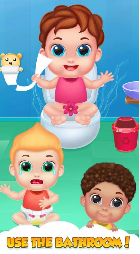 cute babysitter daycare game截图2