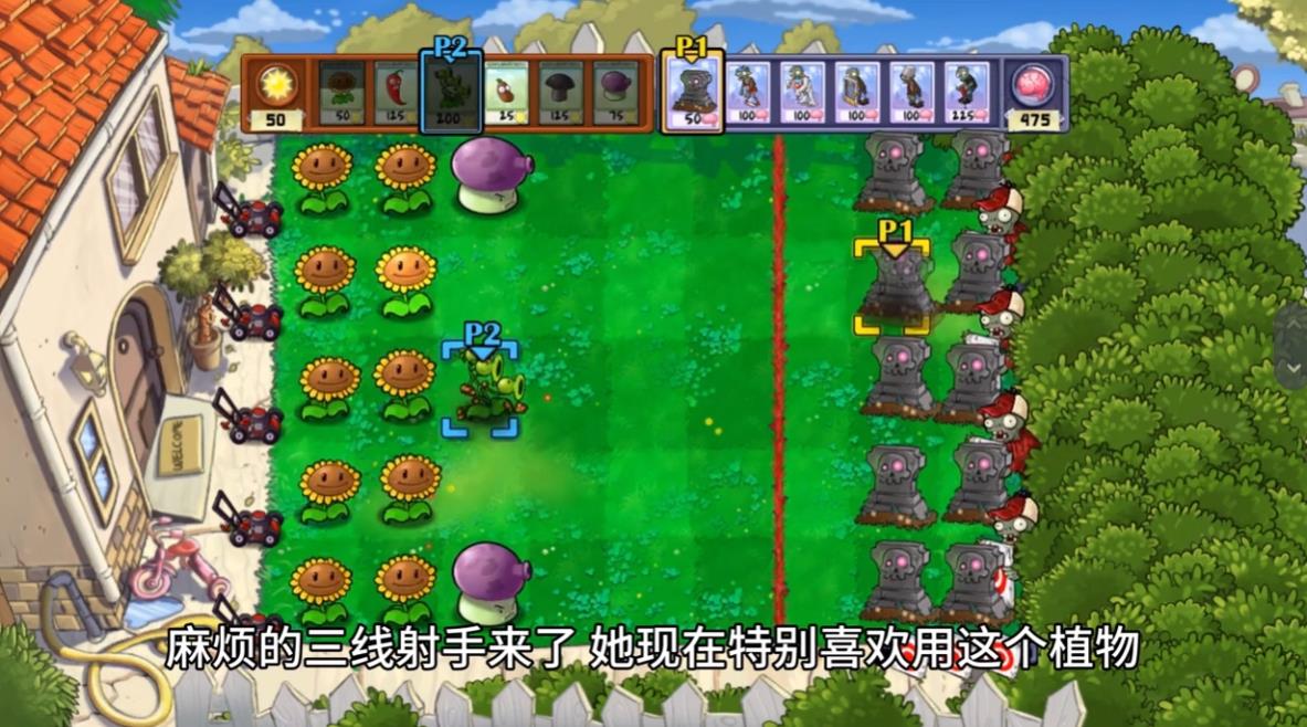 植物大战僵尸双人版两人控制截图1
