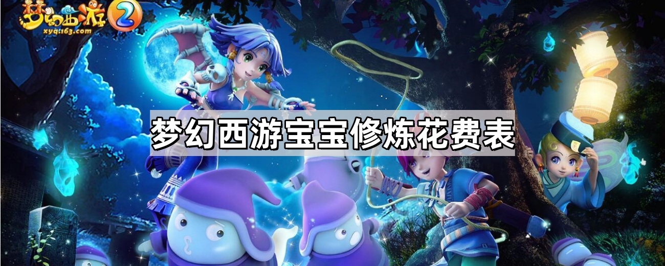 梦幻西游宝宝修炼花费表