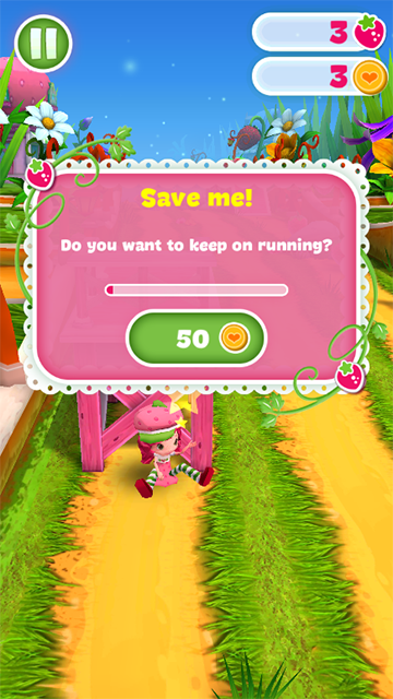 草莓女孩跑酷截图4