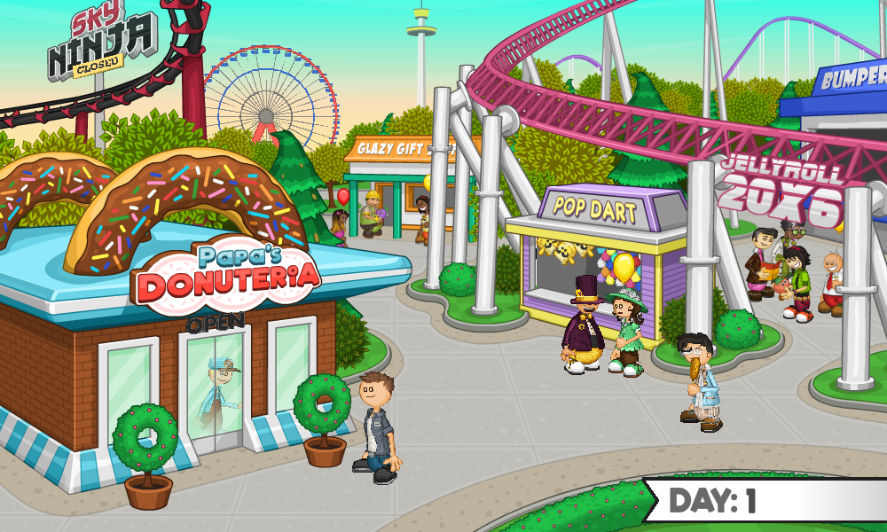 老爹甜甜圈店汉化版