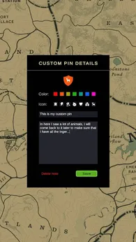 荒野大镖客2地图与追踪器截图1