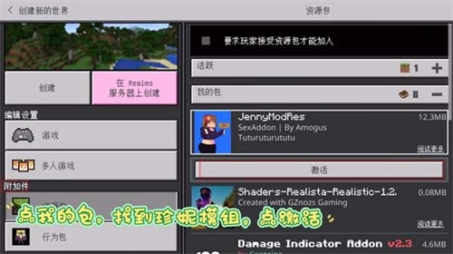 我的世界珍妮模组安装包基岩版