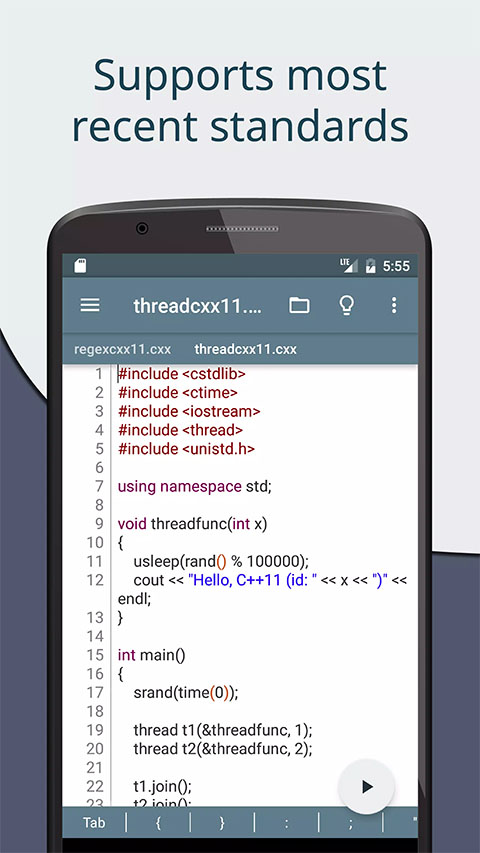Cxxdroid编程器截图3