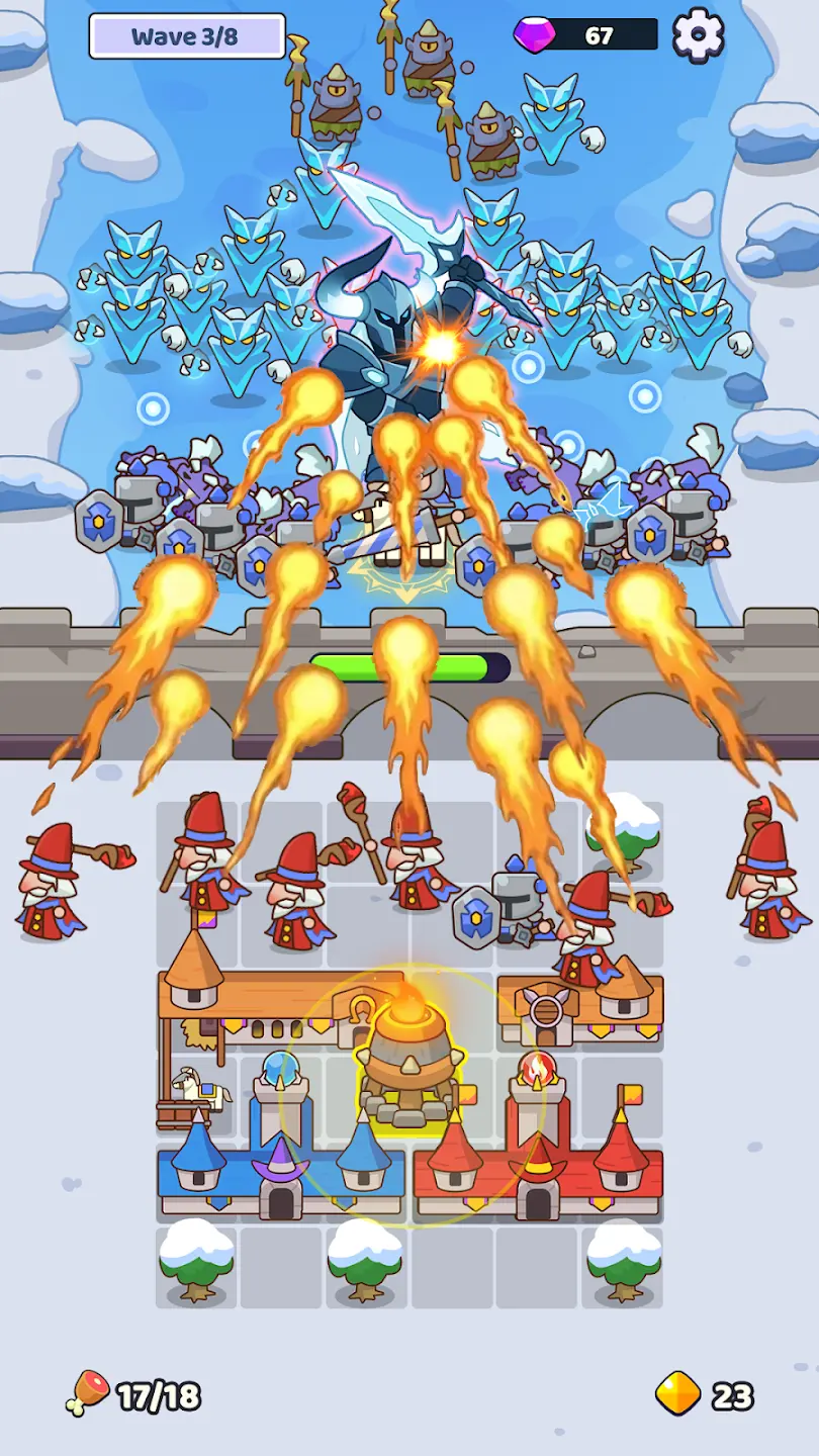 冰雪堡垒塔防截图2