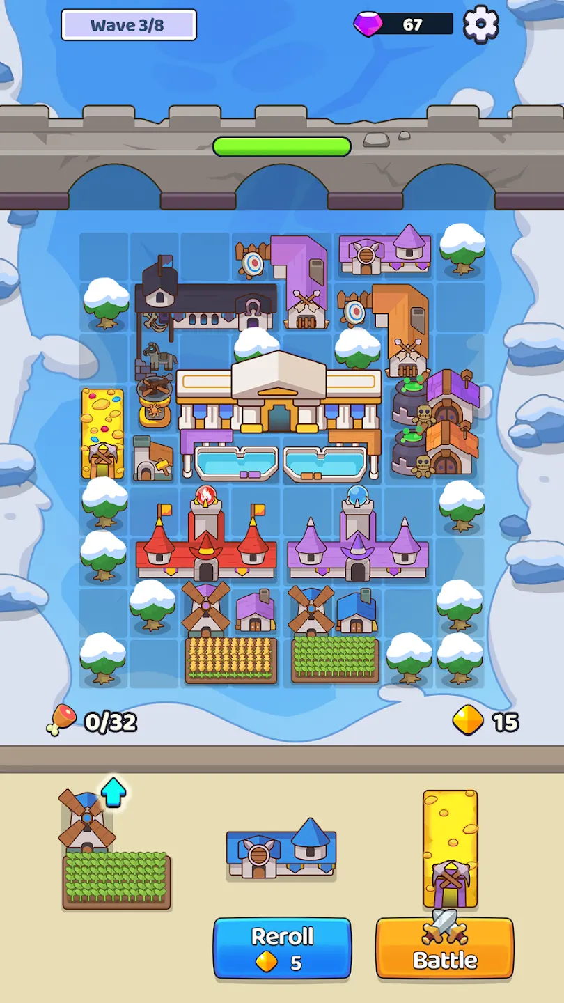 冰雪堡垒塔防截图3
